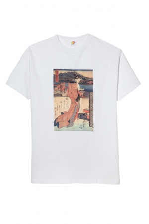 Camiseta Ukiyo-e e Samurais 