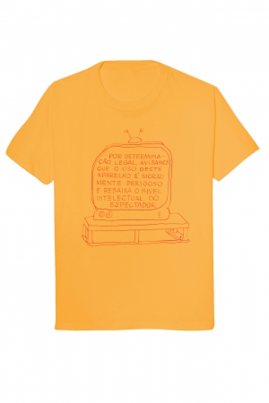 Camiseta TV -  Mostarda - Baby Look