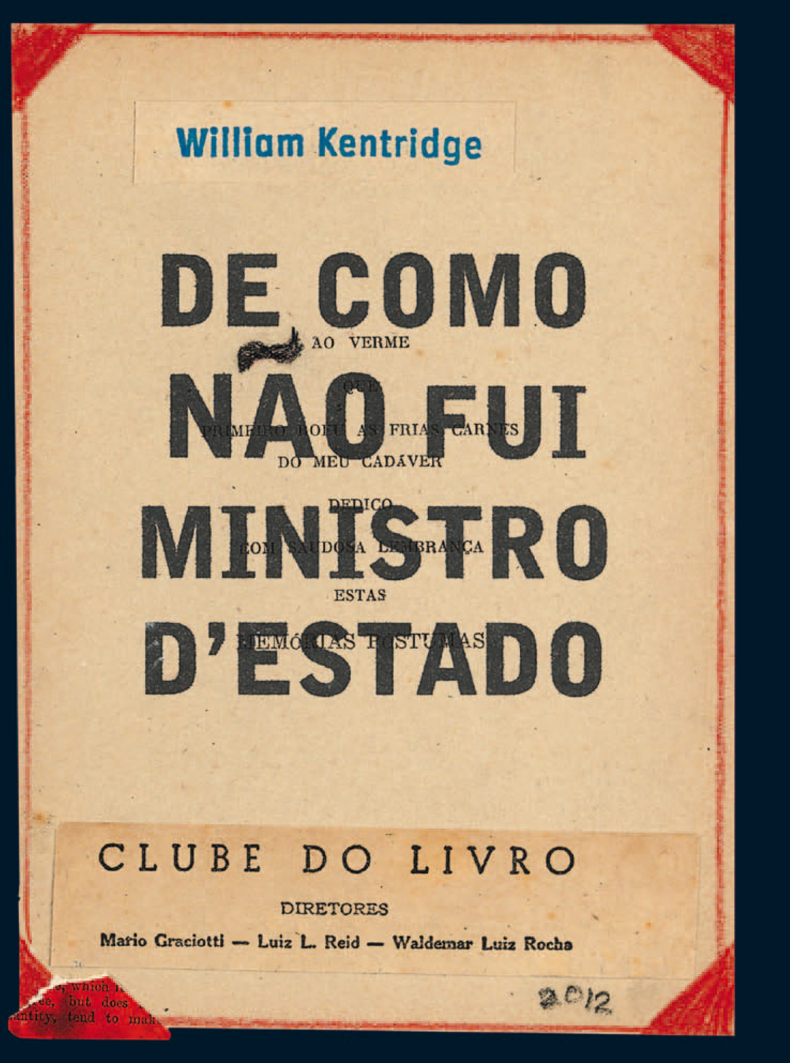 De Como Não Fui Ministro D'Estado 