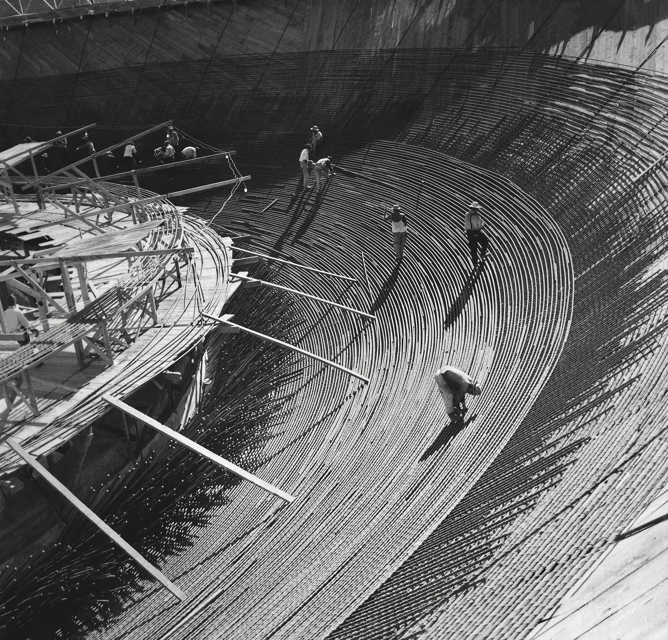 Câmara Federal em construção, c. 1958 - Brasília, DF  