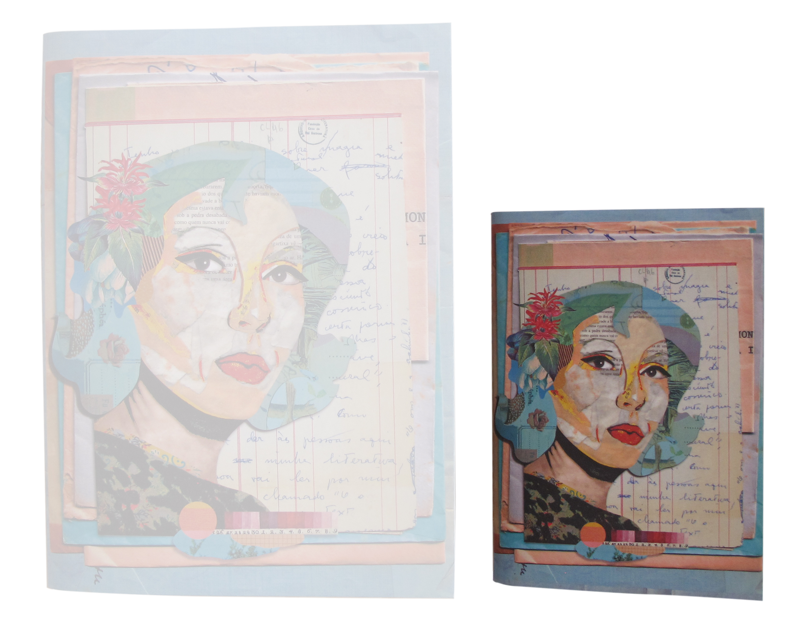 Caderno Constelação Clarice Colagem - P